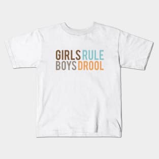 Girls Rule Kids T-Shirt